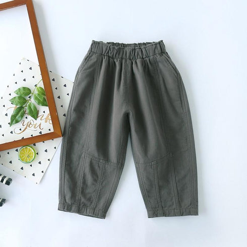 Children's Woven Spliced Pants